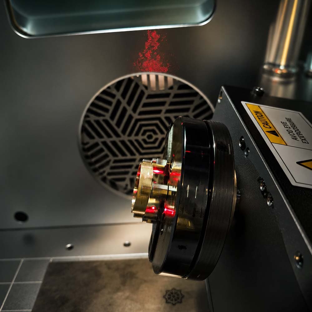 Machine de gravure laser de l'atelier